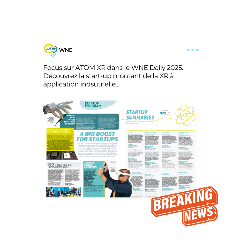la revue de presse de ATOM XR